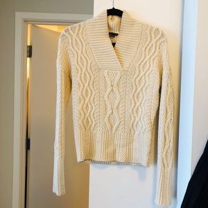 Theory Cable Alpaca Sweater
